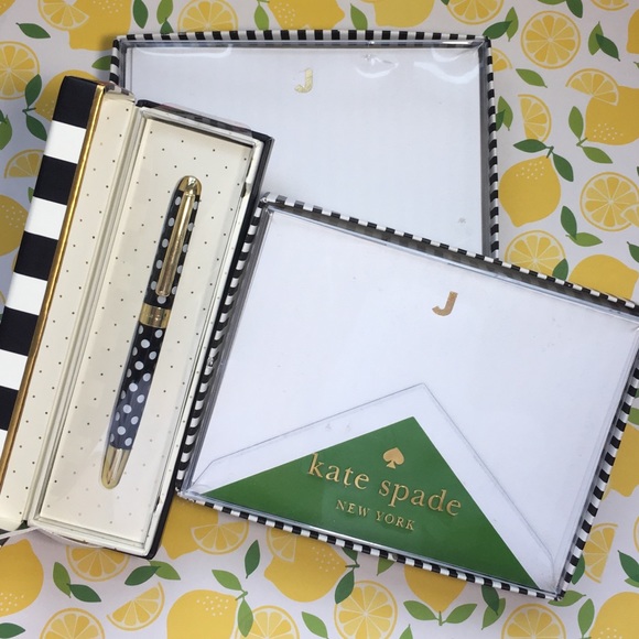 COPY - Kate Spade Stationary Note Cards Ball Poin…